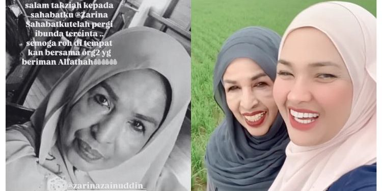 “Kali Terakhir Saya Mesej Mak Malam Tadi..” – Ibu Zarina Zainuddin Meninggal Dunia