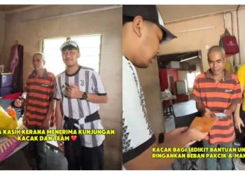 Adab Sopan Kacak Raih Perhatian, Rendah Diri Bantu Mangsa Banjir