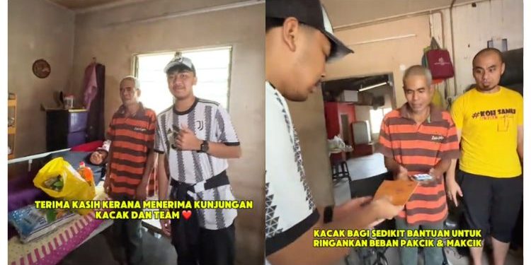 Adab Sopan Kacak Raih Perhatian, Rendah Diri Bantu Mangsa Banjir