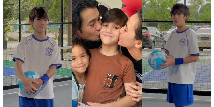 Wajah Tampan Muhammad, Anak Diana Danielle Dan Farid Kamil Curi Perhatian Warganet