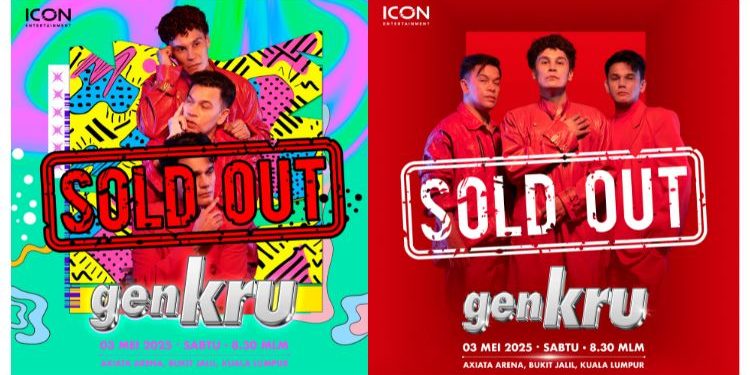 Tiket GENKRU Licin Dalam Masa 1 Jam! Konsert Hari Kedua Dalam Perancangan